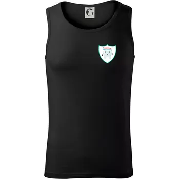 Pánské termoprádlo Zoubek na prsu - zubní pasta - Tílko pánské Core - L ( Černá )