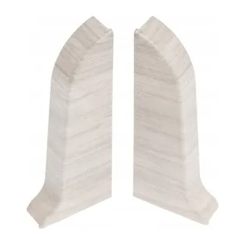 soklová lišta Záslepky do lišty Classic 22x59mm 1 sada = 2 ks (L+P) Dub Aspen Mat