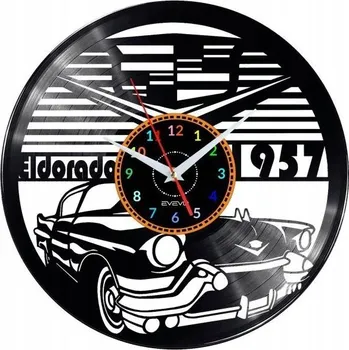 Hodiny ELDORADO NÁSTĚNNÉ HODINY DEKORATIVNÍ MODERNÍ VINYLOVÁ DESKA VINYL JAKO DÁREK