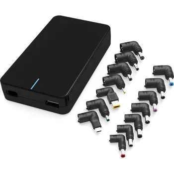 MicroBattery 90W Univerzální napájecí adaptér / měnič napětí, černý