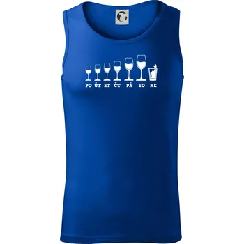 Evoluce víno celý týden - Tílko pánské Core - L ( Královská modrá )