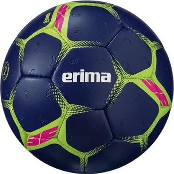 Fotbalový míč ERIMA FLASH PRO HÁZENKÁŘSKÝ MÍČ - Modrá, Limetková - velikost 3 uk