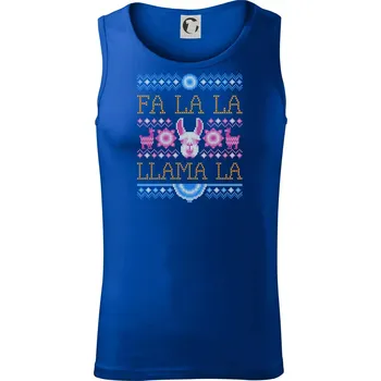 Fa la la LAMA la - Tílko pánské Core - L ( Královská modrá )