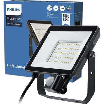 Halogenová LED lampa Philips Projectline 30W s pohybovým senzorem