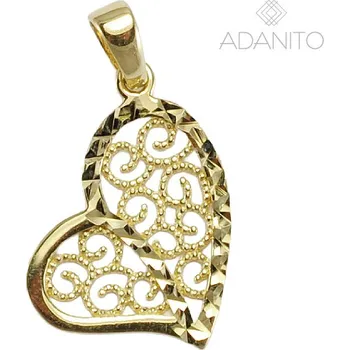 Přívěsek Zlatý přívěsek srdce