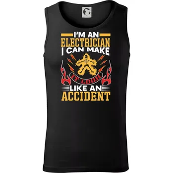 Pánské termoprádlo Elektrikář - úraz proudem - Tílko pánské Core - XL ( Černá )