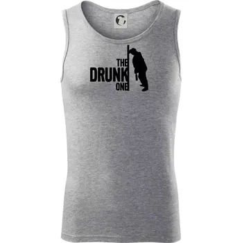 Bachelor party - The drunk one - Tílko pánské Core - XL ( Tmavě šedý melír )