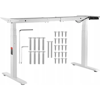 Psací stůl Obdélníkový psací stůl SucceBuy 110 x 58 x 65 cm bílý