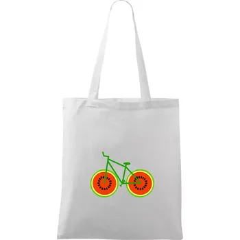 Kolo meloun (Moňas) - Taška bavlněná - 42 x 38 cm ( Bílá )