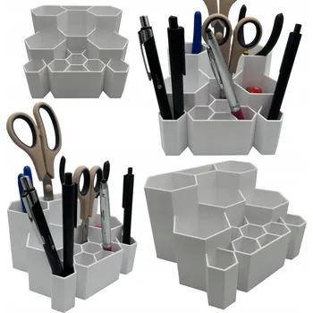 Úložný box UNIVERZÁLNÍ ORGANIZÉR ÚLOŽNÝ BOX DO KANCELÁŘE, KOUPELNY I DÍLNY BÍLÝ