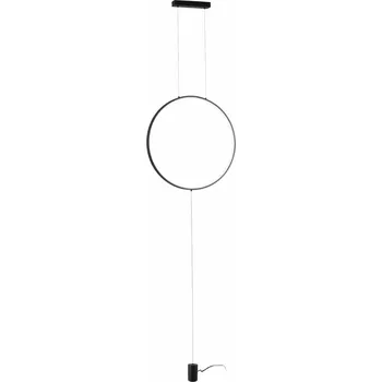 FAN EUROPE Závěsná lampa PIANTANA LED PORTAL černá 20 W 2400 lm CCT 50x50x400 cm