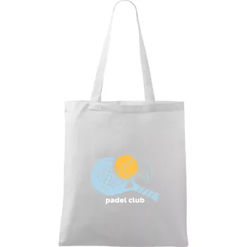 Padel club - Taška bavlněná - 42 x 38 cm ( Bílá )