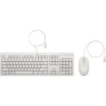 HP 225 Kabelová myš a klávesnice Cashmere White