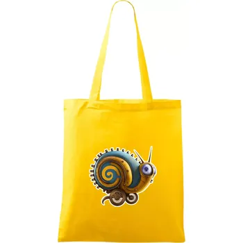 Nákupní taška Poštovní vůz z doby dávno minulé - Taška bavlněná - 42 x 38 cm ( Žlutá )