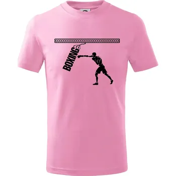 Boxing boxer - Tričko dětské bavlněné - 98 cm / 2 roky ( Růžová )