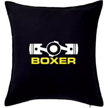 Polštář Boxer Píst - Polštář 50x50 - 50x50 - Pouze potah ( Černá )
