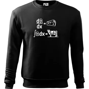 Chlapecké tričko Matematika mléko - Mikina Essential dětská - 146 cm/10 let ( Černá )