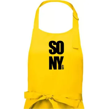 Kuchyňská zástěra SO NY city - Pánská zástěra na vaření - Univerzální velikost ( Žlutá )