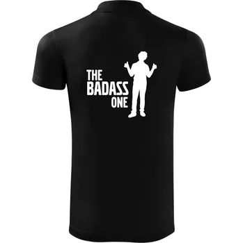Pánská košile Bachelor party - The badass one - Polokošile Victory sportovní (dresovina) - 3XL ( Černá )