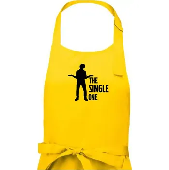 Kuchyňská zástěra Bachelor party - The single one - Pánská zástěra na vaření - Univerzální velikost ( Žlutá )