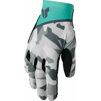 Moto rukavice Dámské rukavice na motokros THOR SPORTMODE SHADOW SHADOW TEAL XL