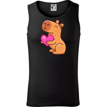 Zamilovaná kapybara - Tílko pánské Core - M ( Černá )