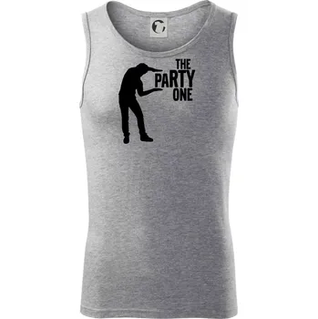 Bachelor party - The party one - Tílko pánské Core - XL ( Tmavě šedý melír )