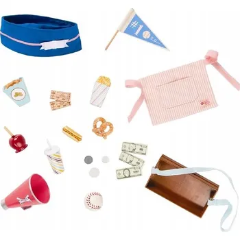 Doplněk pro panenku Our Generation - Sada doplňků "Na baseball" pro panenku 46 cm