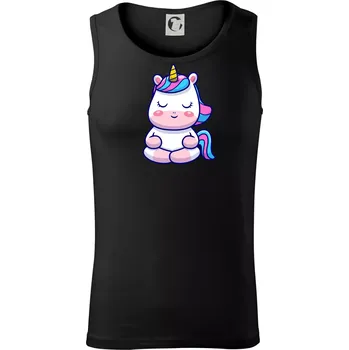 Pánské termoprádlo Yoga jednorožec - relax - Tílko pánské Core - S ( Černá )