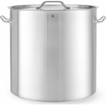 Dóza na potraviny Vysoká nádoba na dušení - s víkem, HENDI, Budget Line, 98L, ⌀500x(H)500mm