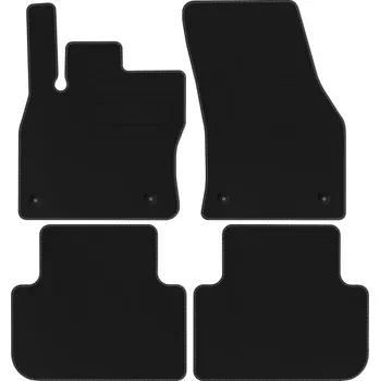 autokoberec Velurové autokoberce s upevněním v sadě Edecor