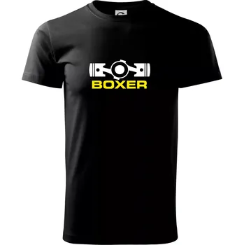 Boxer Píst - Triko extra velké (5-8XL) - 7XL ( Černá )