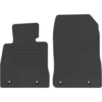 autokoberec Velurové autokoberce s upevněním v sadě Edecor