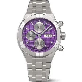 Hodinky Maurice Lacroix Aikon Automatic Titanium Chronograph AI6038-TT032-430-1 + 5 let záruka a dárek ZDARMA