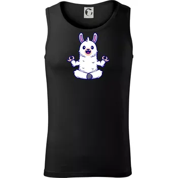 Yoga meditace - lama - Tílko pánské Core - XL ( Černá )