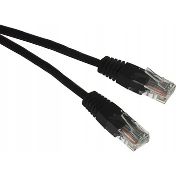 Síťový kabel Patch kabel UTP5 1,0m černý