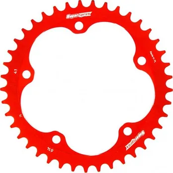 Řetězová sada pro motocykl Hliníková řetězová rozeta SUPERSPROX RAL-614:41-RED červená 41 zubů, 525