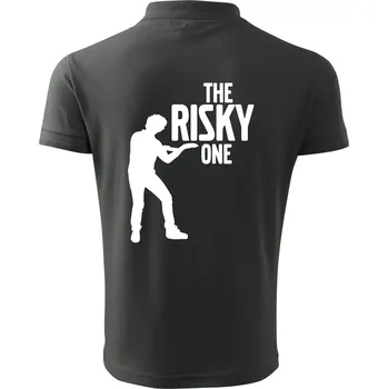 Pánská košile Bachelor party - The risky one - Polokošile pánská Pique Polo 203 - 3XL ( Tm. břidlice (šedozelená) )