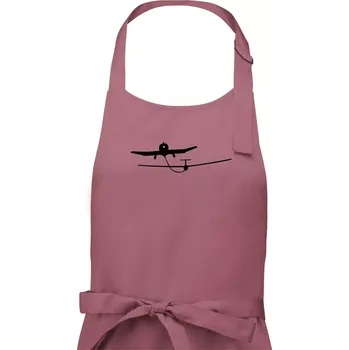 Kuchyňská zástěra Tažení kluzáku - Pánská zástěra na vaření - Univerzální velikost ( Starorůžová )