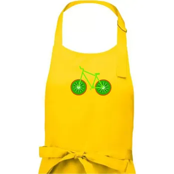 Kuchyňská zástěra Kolo Kiwi (Moňas) - Pánská zástěra na vaření - Univerzální velikost ( Žlutá )