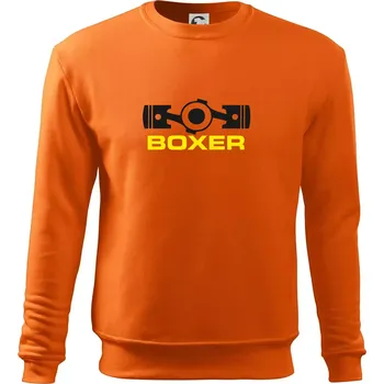 Pánská mikina Boxer Píst - Mikina Essential pánská - M ( Oranžová )