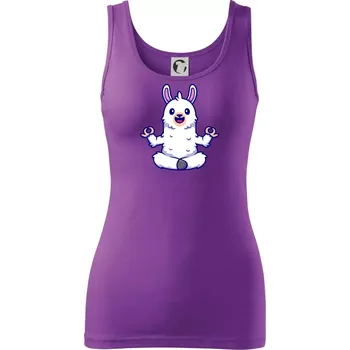 Yoga meditace - lama - Dámské tílko - S ( Fialová )