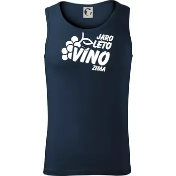 Pánská móda Jaro, léto, víno, zima - Tílko pánské Core - M ( Námořní modrá (velmi tmavá - téměř černá) )