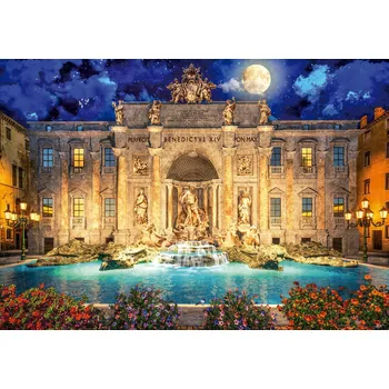 Hračka Puzzle Educa Fontána di Trevi, Řím, 1000 dílků + k objednávce puzzle zdarma