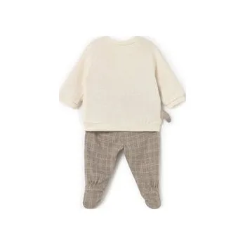 Oblečení a móda Mayoral Sada mikiny a polodupaček 2586 Béžová Regular Fit 1_2M