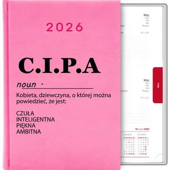 Kalendář Knižkový kalendář 2026 A5 růžový