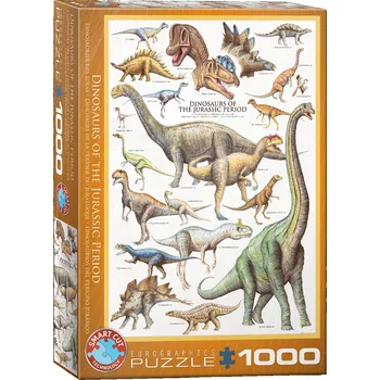 Puzzle Dinosauři z Jurského období Eurographics 1000 ks