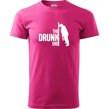 Bachelor party - The drunk one - Klasické pánské triko vyšší gramáže - 3XL ( Purpurová )