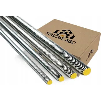 Závitová tyč Závitová tyč šroub pozink M22 x 1000, třída 8.8, OCELOVÉ ABC