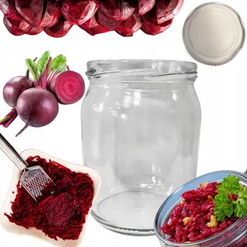 Sklenice Zavařovací Sklenice 540ml džemy, džemy , pyré, paštiky 1 kus 82mm PZH